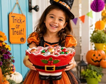 Santa Candy Bowl 3D Print File | Festive Holiday Treat Holder (Digital Download)