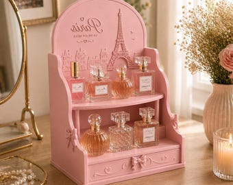 Espositore per profumi parigino / Elegante complemento d'arredo per la toeletta (Download digitale STL)