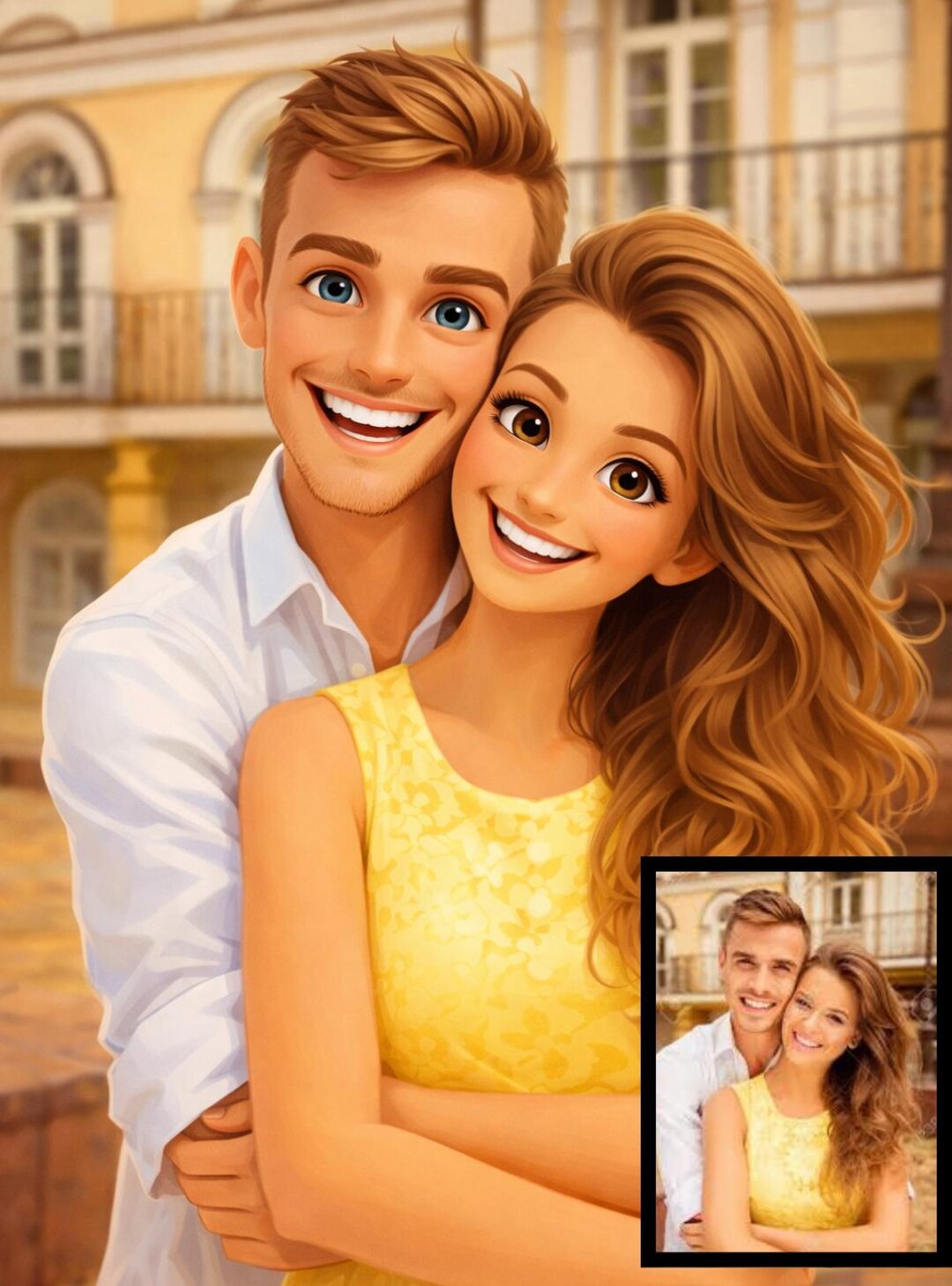 Custom Pixar Style Portrait | Custom Pixar Style Portrait From Photo ...