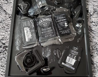 Broken Bottle Glas Bild Jack Daniels