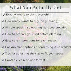 Lavender & White Garden Plan PDF, Full Sun Perennial Border Layout ...