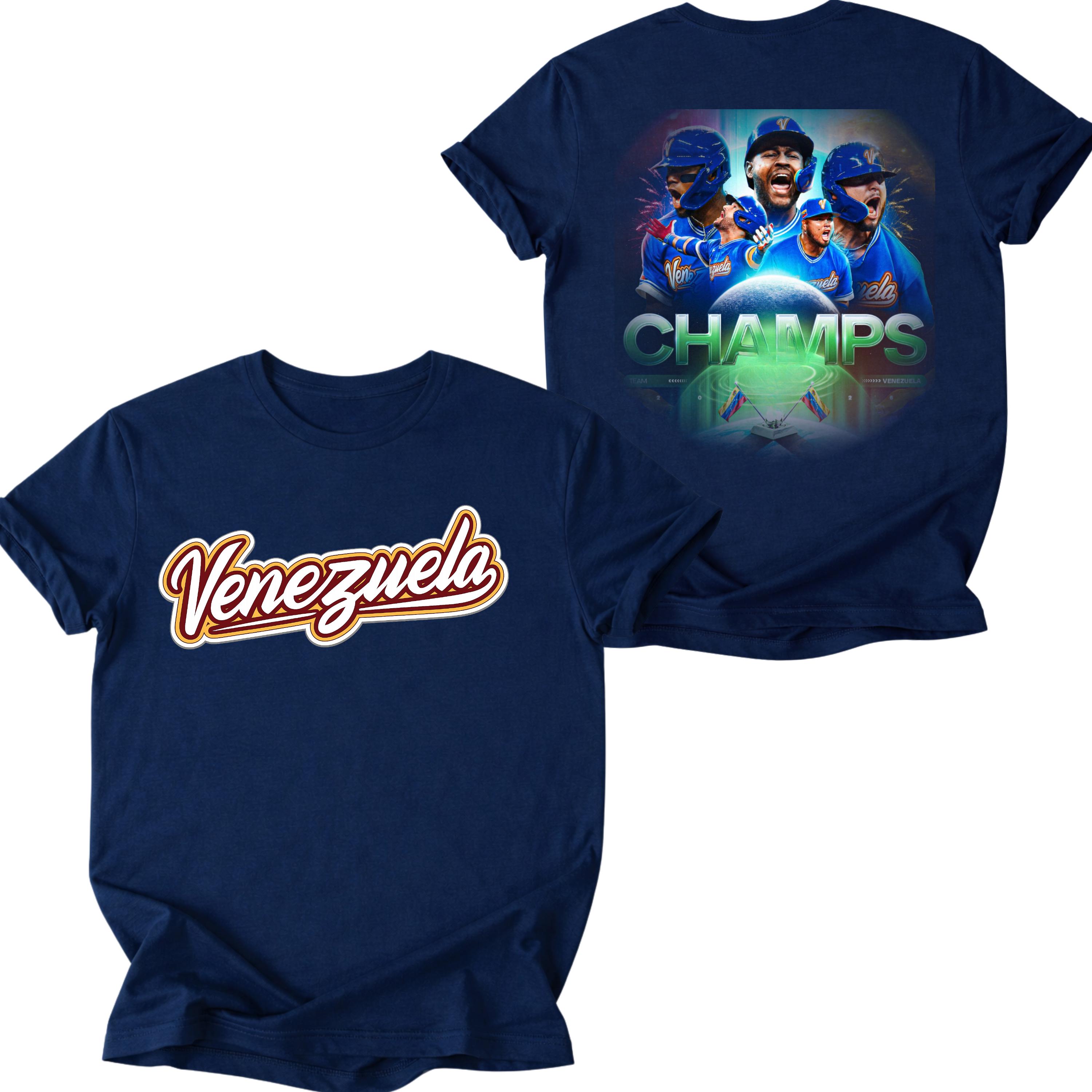 Discover Venezuela World Baseball Champions Shirt, Campeones del Mundo, Orgullo Venezolano , Beisbol Winner Apparel, Latino Pride