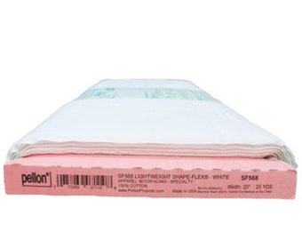 Pellon Lightweight Shape-Flex Fusible SF568 Lightweight Fusible, Sold by the Yard, White