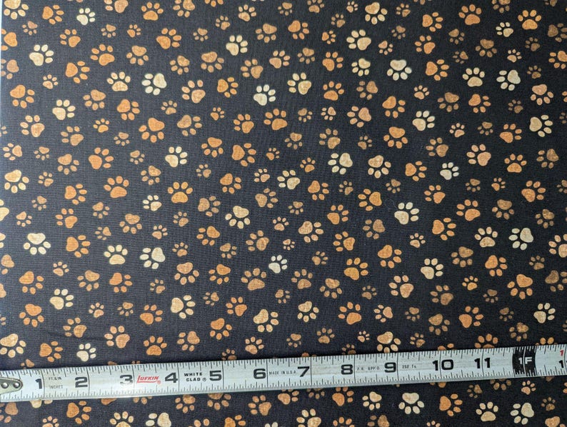 Dog Paw Prints, Mud Dog Paw Prints Timeless Treasures I Love My Dog Etsy