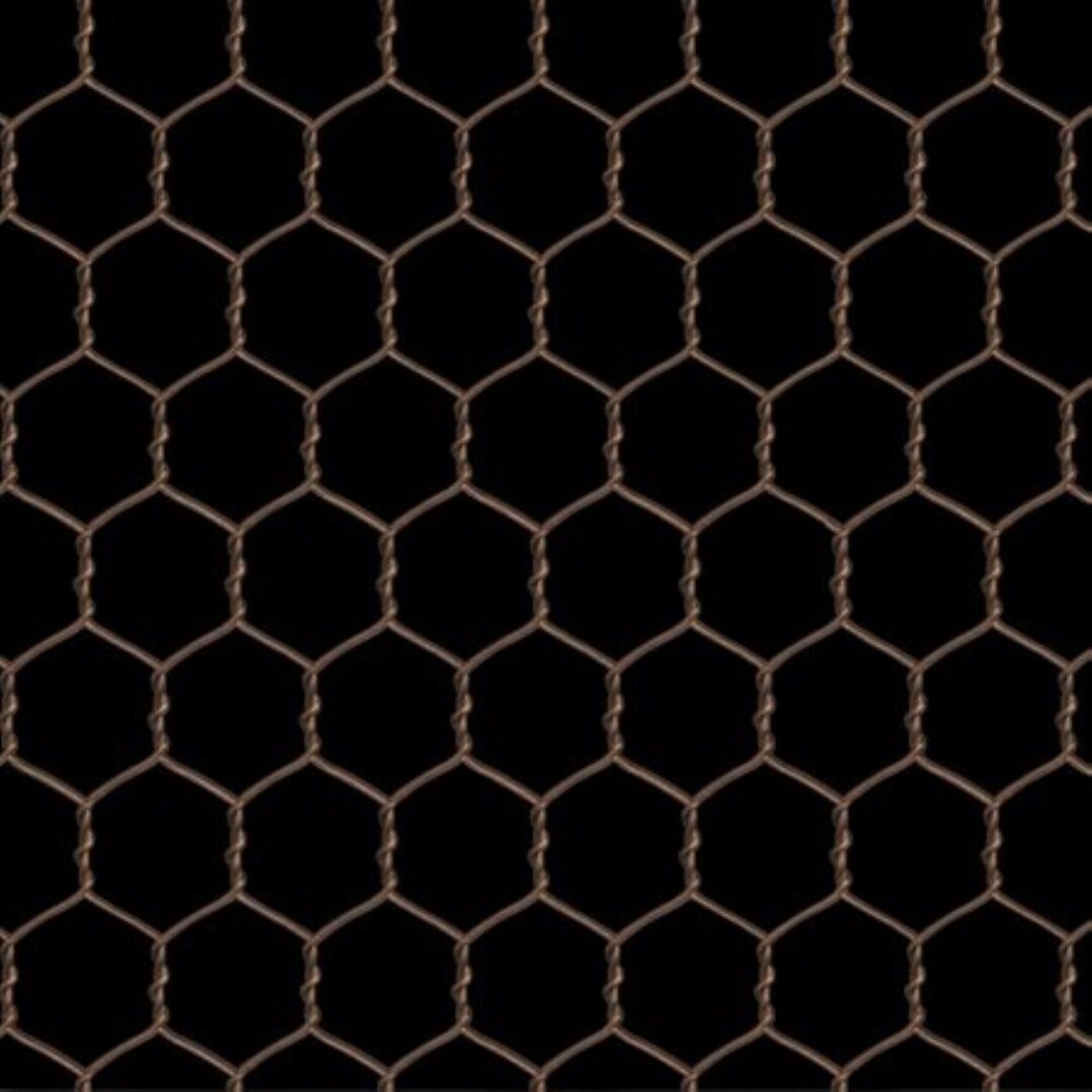 Black Chicken Coop Wire Landscape Medley Print From Elizabeth's Studio