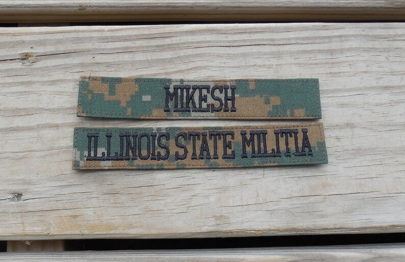 USMC Custom Embroidered Name Tapes Military Name Tape or Name Etsy