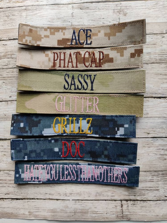 Customize Custom / Personalized Name Tapes - Northern Safari Army Navy