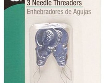 Needle Threaders, 3 Count Package, D249, Dritz Sewing