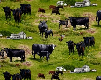Black Angus Cows, Farm Animals Black Angus Cows from Elizabeth's Studio 515 Green