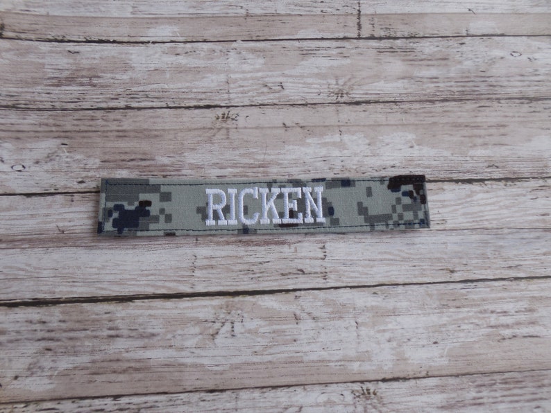 Camouflage Embroidered Name Tape Personalized Custom Name - Etsy