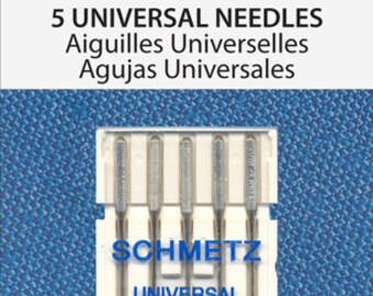 Size 110/18 Sewing Machine Needles Schmetz Universal 5-pk Art 1728