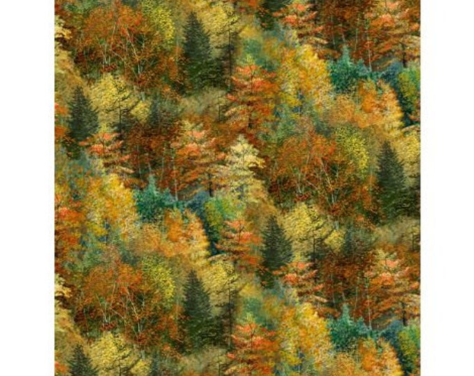 Fat Fall Tree Jpattern Wilmington Prints Hidden Valley Autumn Trees Fat Quarter Multi 1662 ...