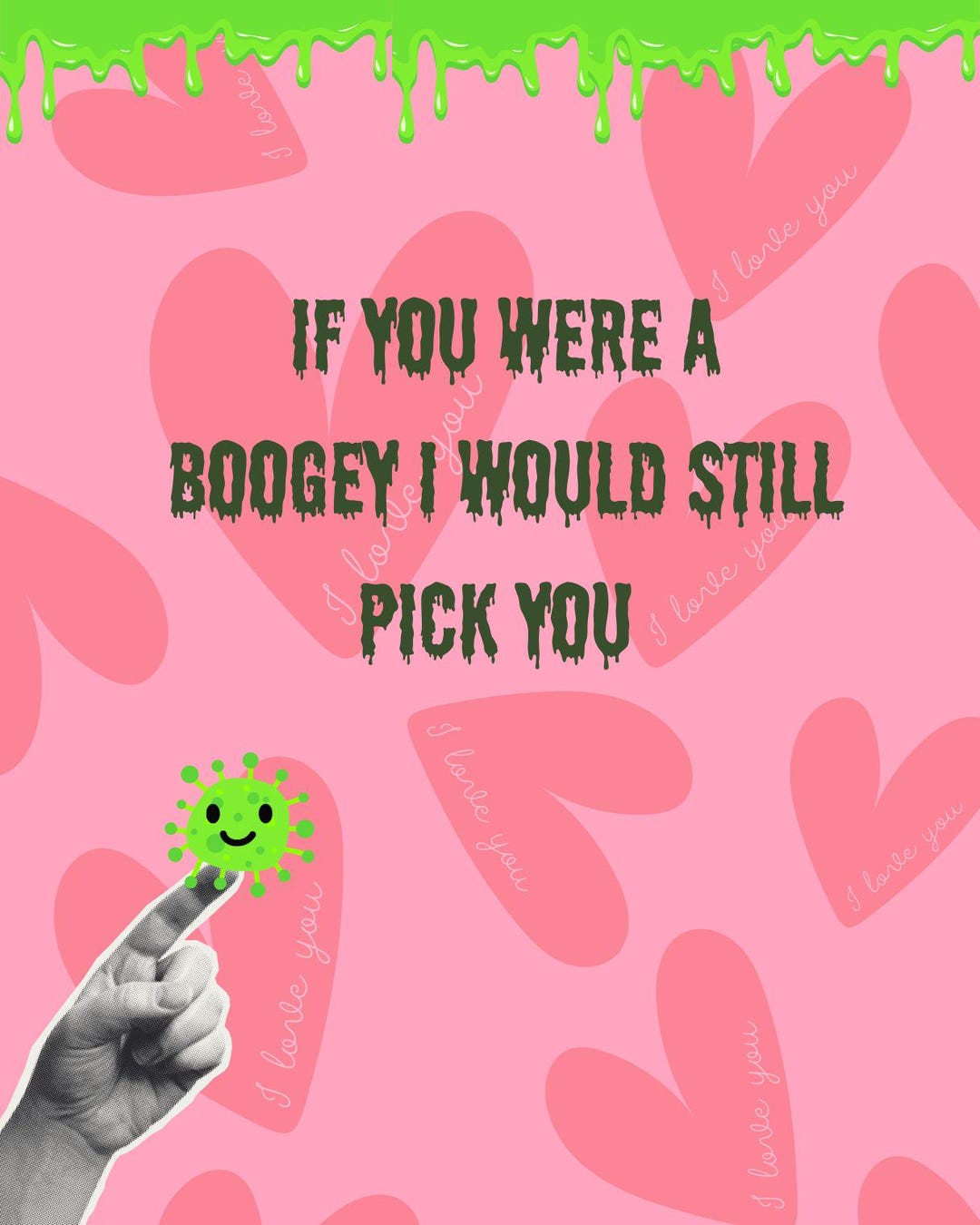 Boogey Love Card - Etsy