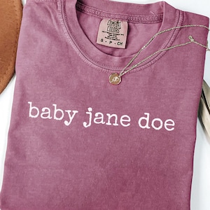 Camiseta unisex Baby Jane Doe Comfort Colors®