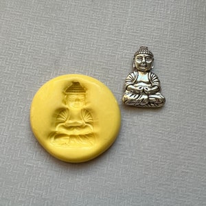 Silicone Buddha Mold for resin, clay, or fondant