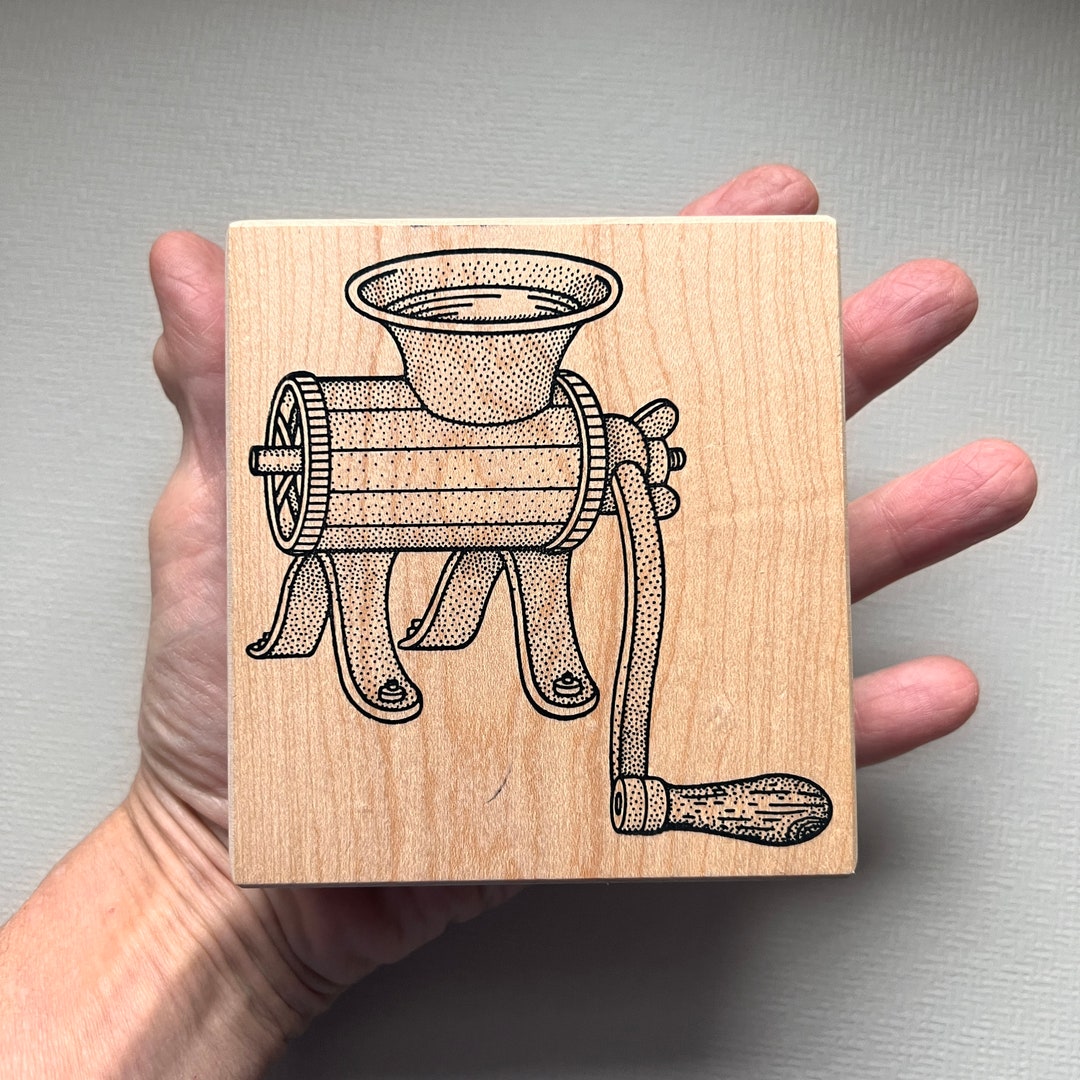 Vintage Rare Rubber Stamp Grinder From Stampa Barbara Etsy