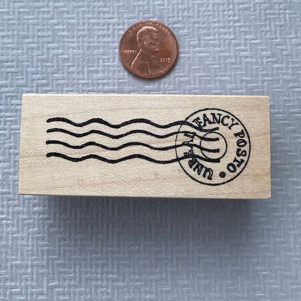 Mail Art Postal Cancellation Rubber Stamp