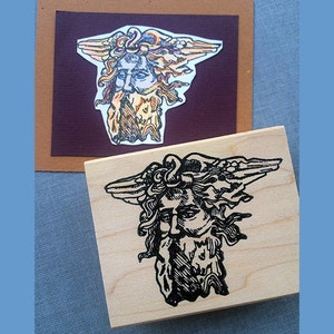 Ancient Greek God Zeus Rubber Stamp