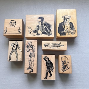 Tampons en caoutchouc vintage pour hommes