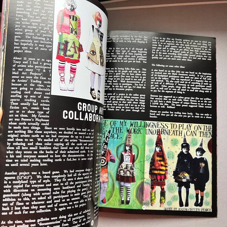 Vintage Extremely Rare Teesha Moore Art and Life Magazine Etsy