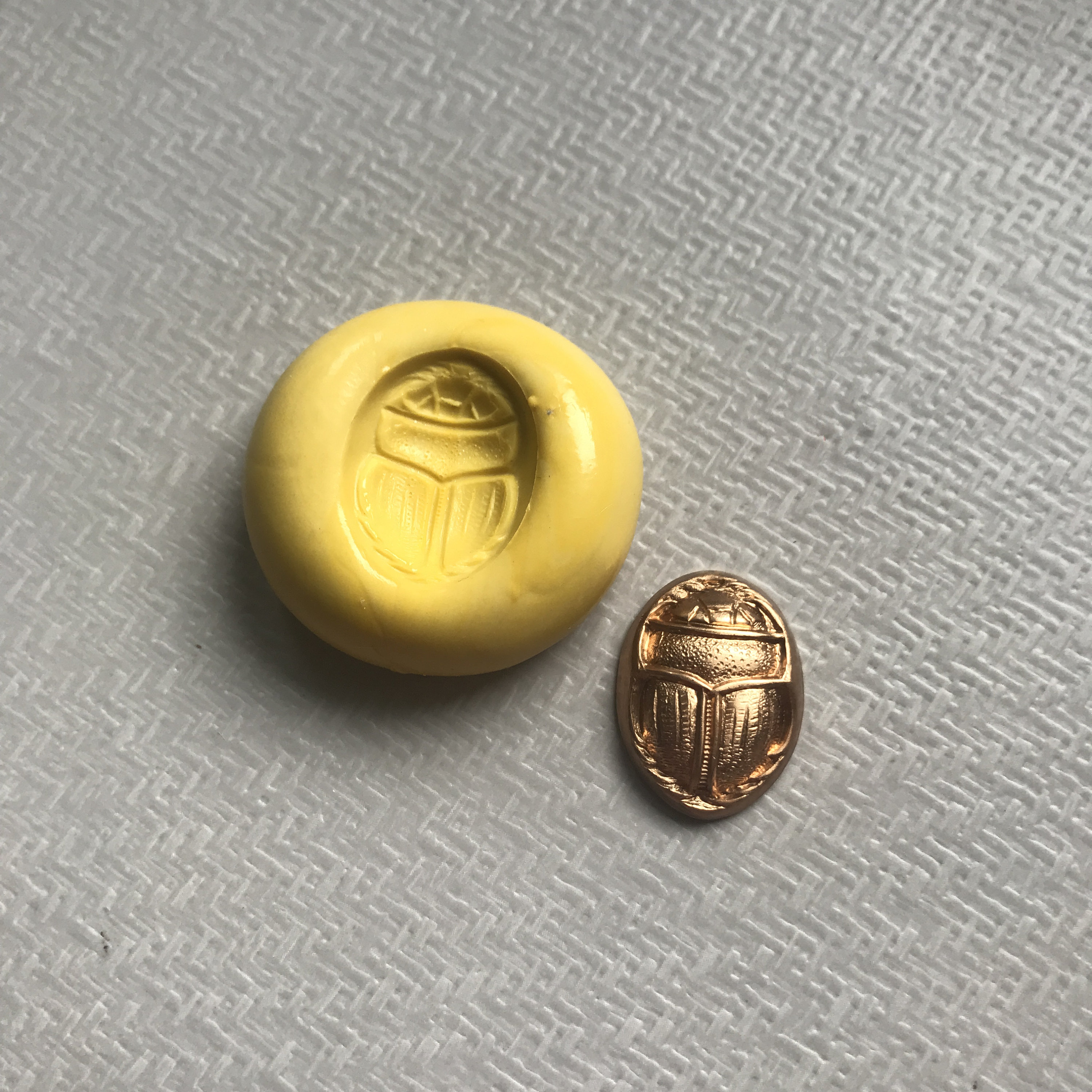 Scarab Top Mold Fleximold Silicon Mold Craft Supplies Ceramics & Pottery