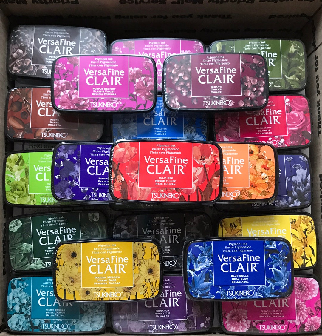 Complete Set of Versafine Clair Inkpads Tsukinekos Versa Fine Clair