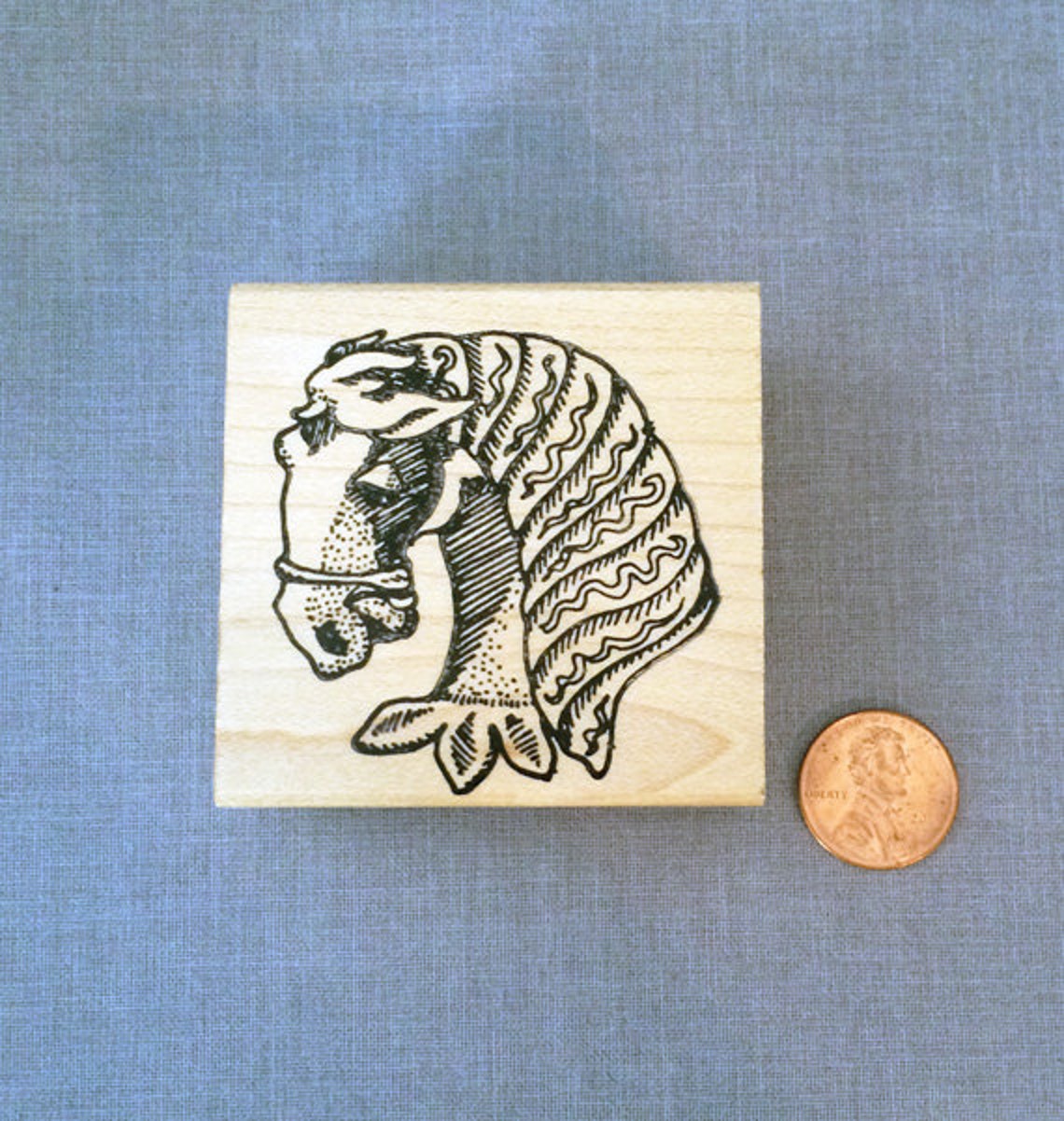 Horse Rubber Stamp Etsy