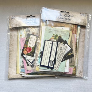 FREE SHIP - Vintage Decoupaged Tim Holtz Paper Doll Tags (Sizes ranging  from 2 1/2 x 3 1/2 up to 3 1/4 x 5 1/4