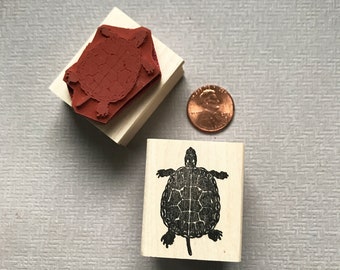 Turtle Rubber Stamp