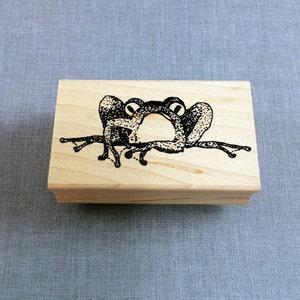 Frog Rubber Stamp