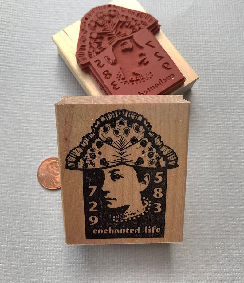 Enchanted Life Renaissance Rubber Stamp image 2