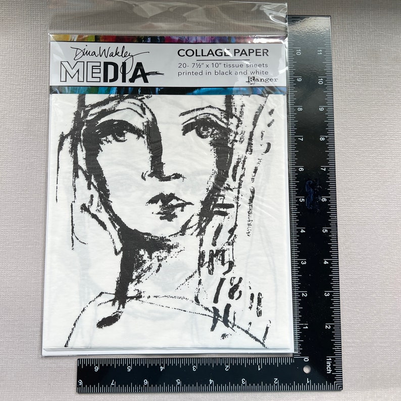Ranger Dina Wakley Media Collage Tissue Paper for Mixed Media Etsy