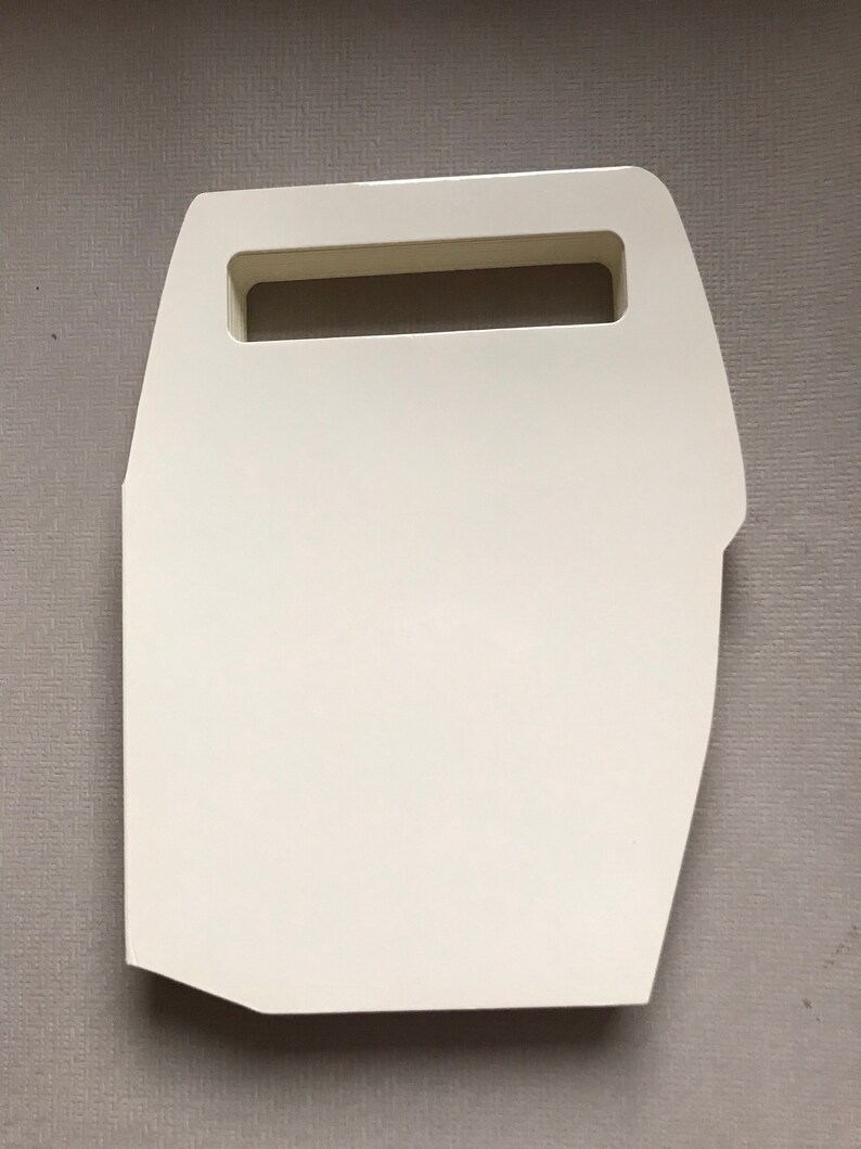 White Hardcover Blank Board Book Chinese Take Out Shaped for Art Journaling