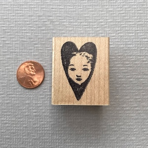 Lady at Heart Rubber Stamp