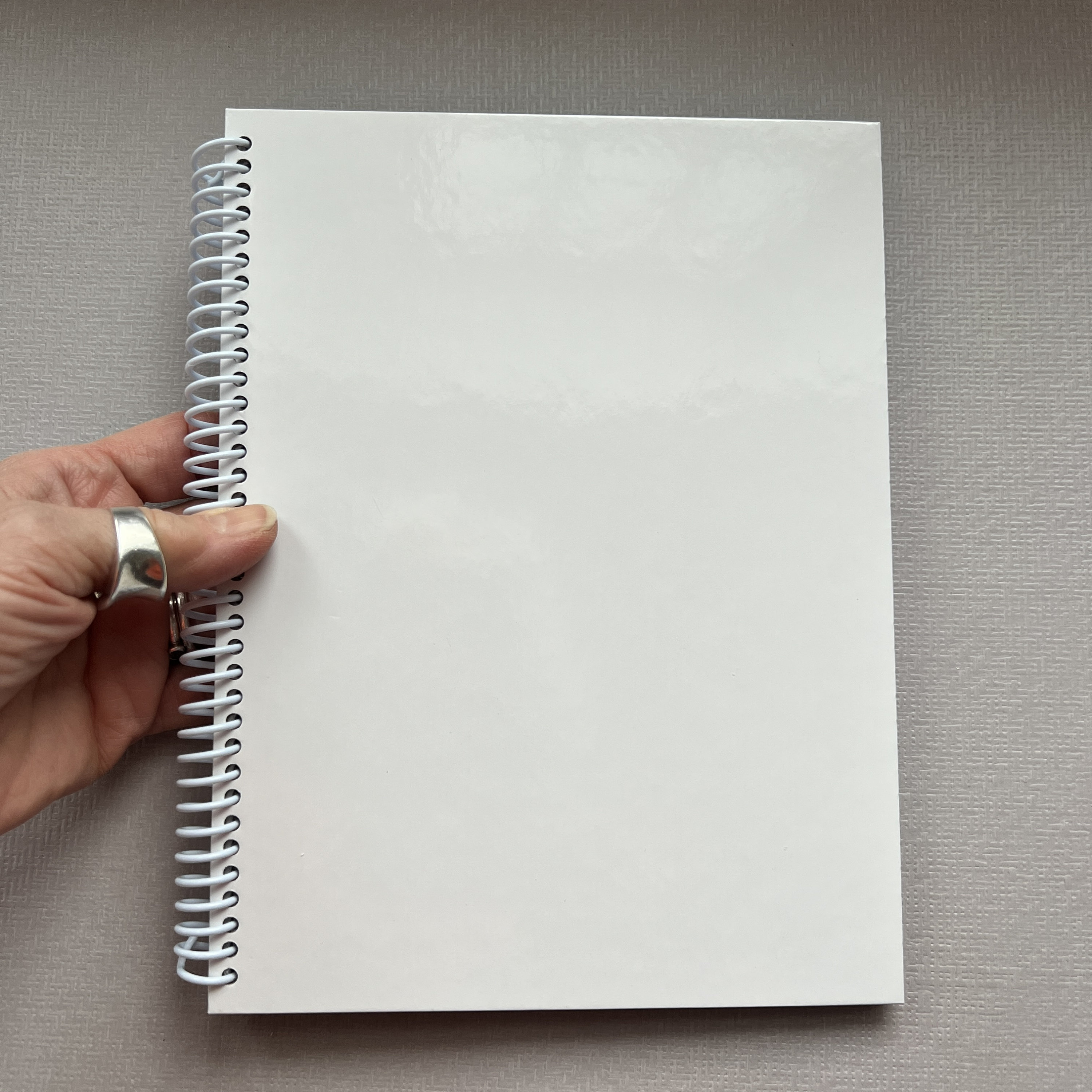 One Blank Notebook Spiral Journal Substrate 64 Pages 