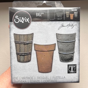 Craft Supply Tim Holtz - Sizzix BIGZ Dies, Flower Pots
