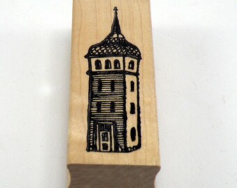 Tower Rubber Stamp