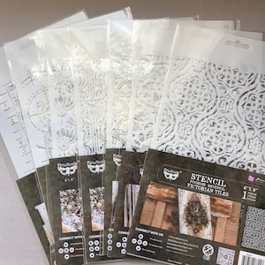 Finnabair Prima Stencils 6 X 9 for Mix Media Art Supply