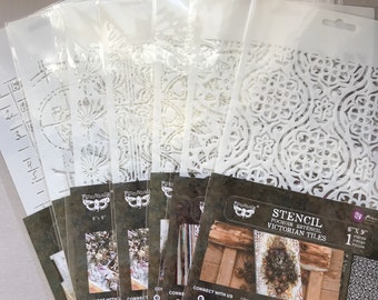 Pochoirs Finnabair Prima 6 x 9 pour fournitures artistiques techniques mixtes