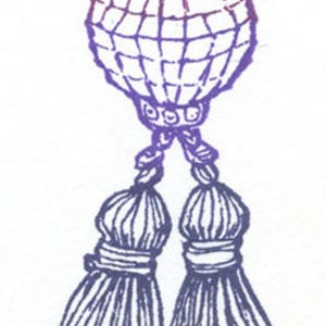 Tassel Rubber Stamp image 3