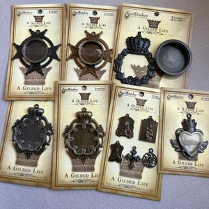 Spellbinders Bezels and Charms For Mixed Media Projects