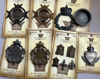 Spellbinders Bezels and Charms For Mixed Media Projects