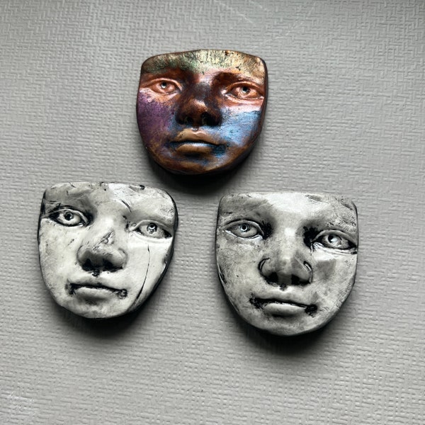 Polymer Clay Face Etsy