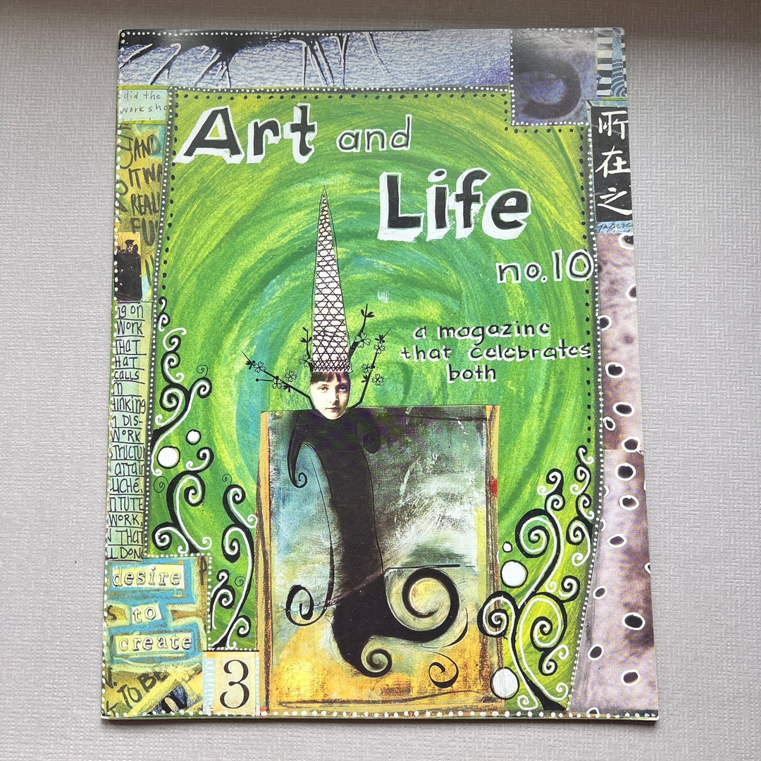 Vintage Extremely Rare Teesha Moore Art and Life Magazine Etsy