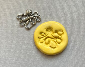 Silicone Octopus Mold for resin, clay, or fondant