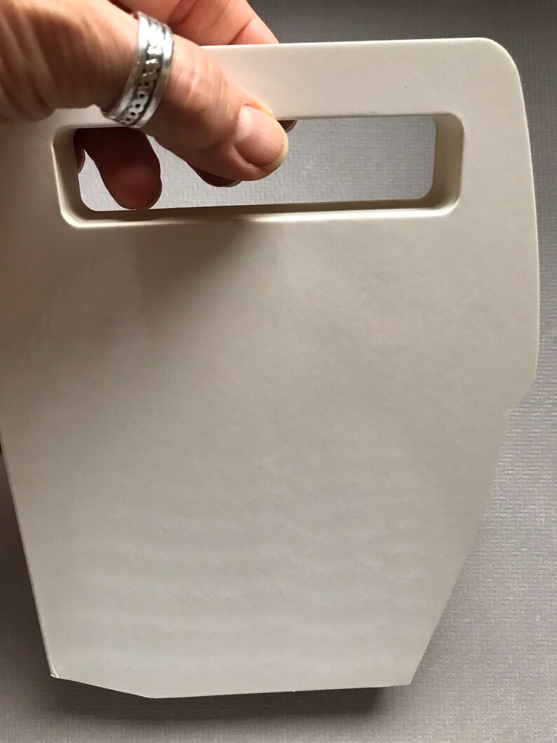 White Hardcover Blank Board Book Chinese Take Out Shaped for Art Journaling