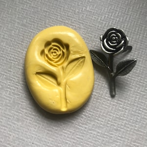 Silicone Rose Mold for resin, clay, or fondant