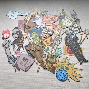 Papier découpé pour fournitures artisanales 40 pour la journalisation artistique et les projets techniques mixtes estampés à la main