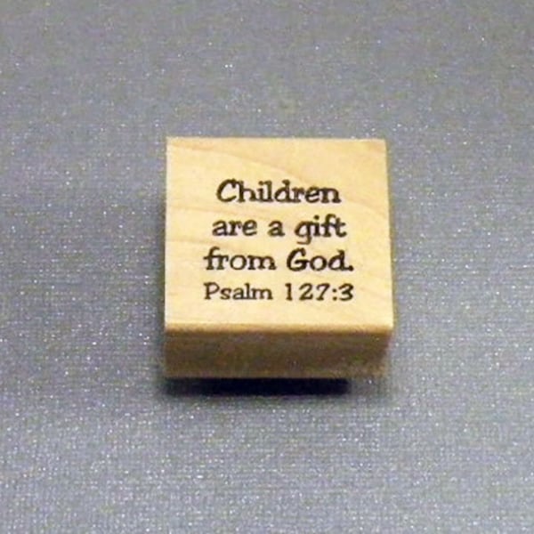 Rubber Stamp Children are a gift from God