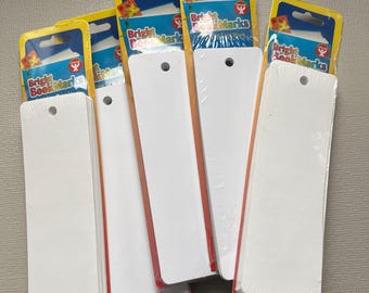 Bookmarks 1 Pack of 35 Blank Paper Bookmarks for Crafts